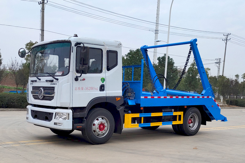 東風(fēng)D9擺臂式垃圾車(chē) 8方 10方垃圾箱