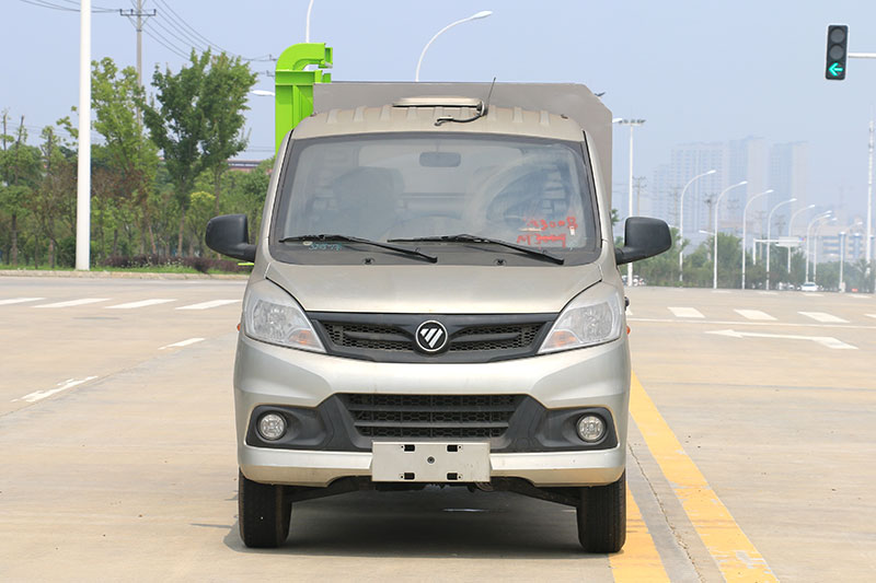 福田祥菱側(cè)裝掛桶自卸式垃圾車(chē) 3方