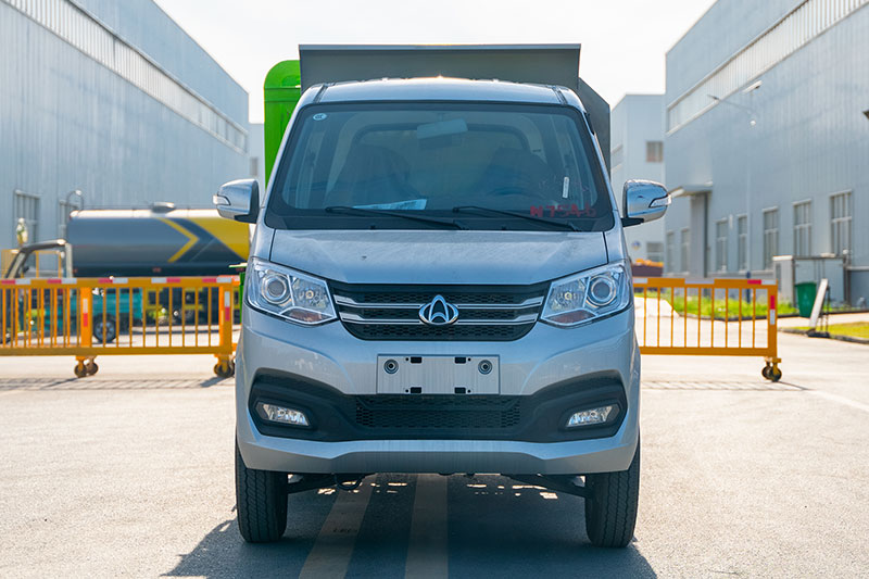 長安后單輪側裝掛桶自卸式垃圾車 3方