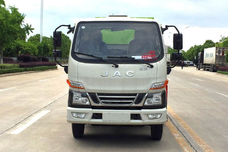江淮駿鈴V3側(cè)裝掛桶自卸式垃圾車 5方
