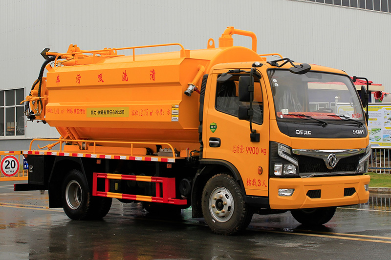 東風(fēng)小福瑞卡10方清洗吸污車（水箱邊掛）3方清水箱7方污水箱