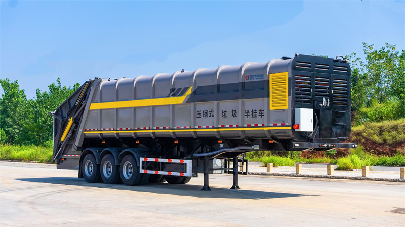 東風天龍47方壓縮垃圾 半掛車