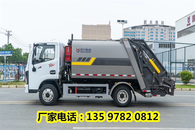 東風D5多利卡 6.5方壓縮垃圾車， 可上藍牌 ，C照駕駛
